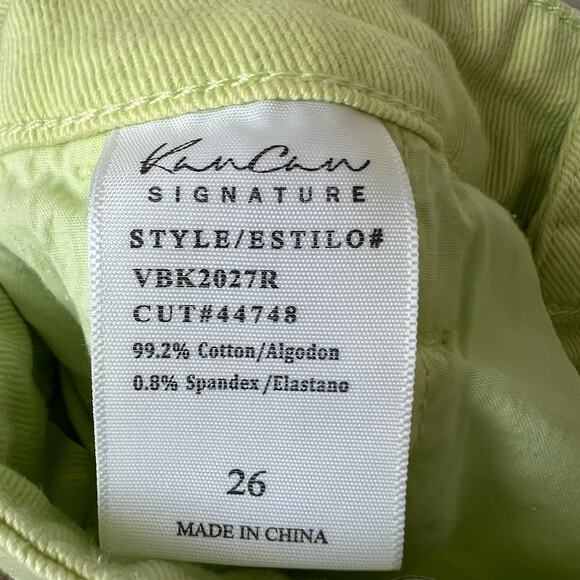 KanCan Signature 90s Straight Cargo Stretch Neon Pants Size 26 - Picture 8 of 10